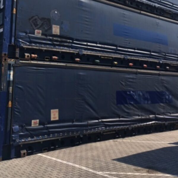 45 ft HCPW containers for sale with a tarpaulin wall