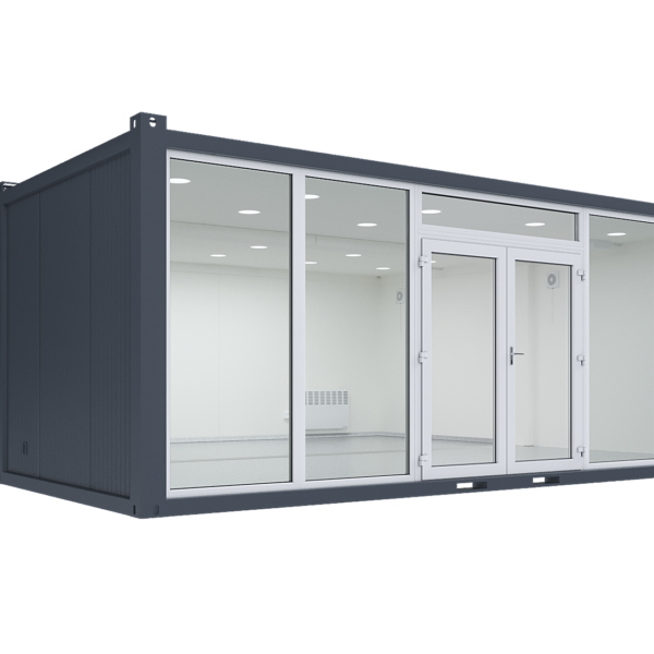 Double space, 1 glass wall