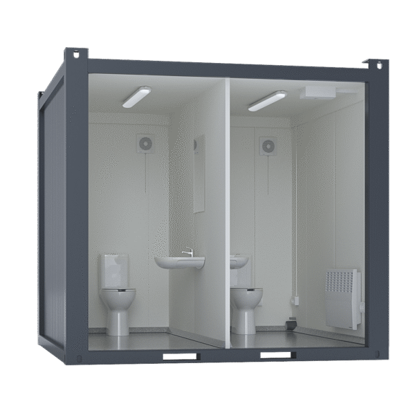 10′ Shipping Container Toilets, Premium